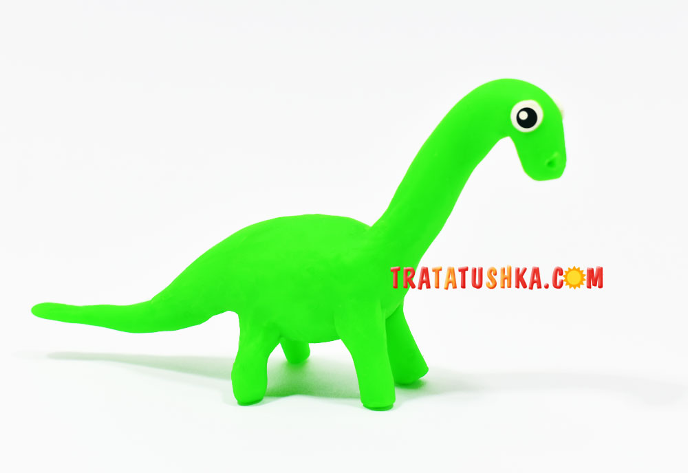 Динозавр з пластиліну