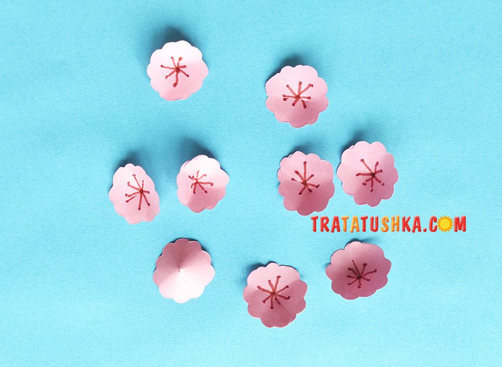 Аплікація «Квітуче дерево»