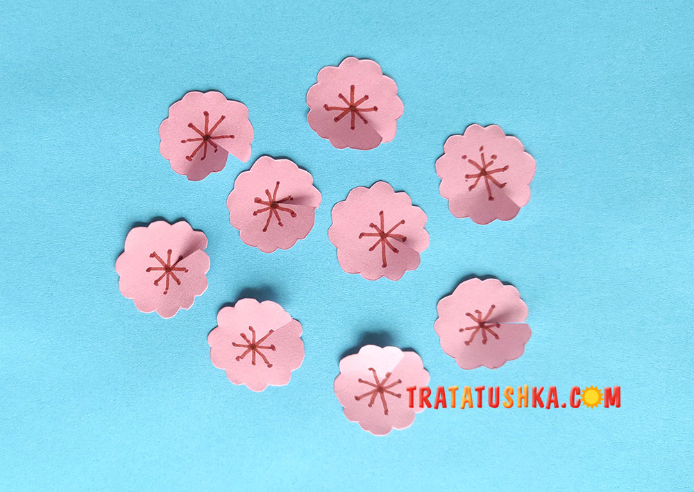 Аплікація «Квітуче дерево»