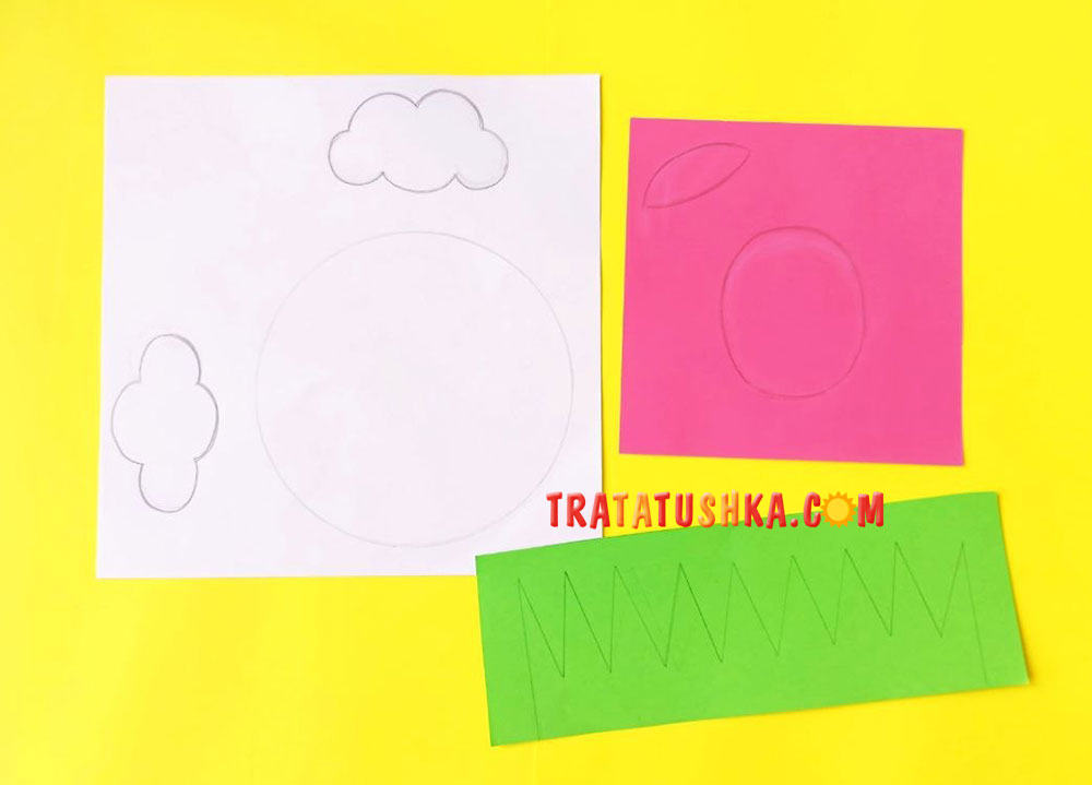 Аплікація овечки