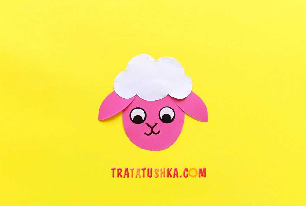 Аплікація овечки