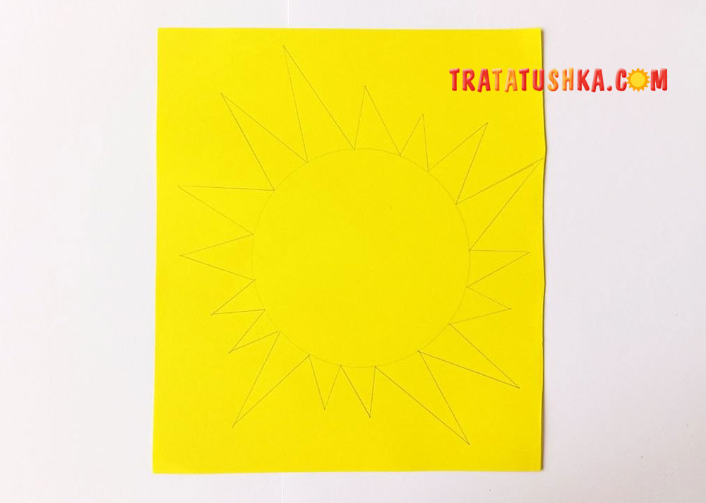 Аплікація сонця