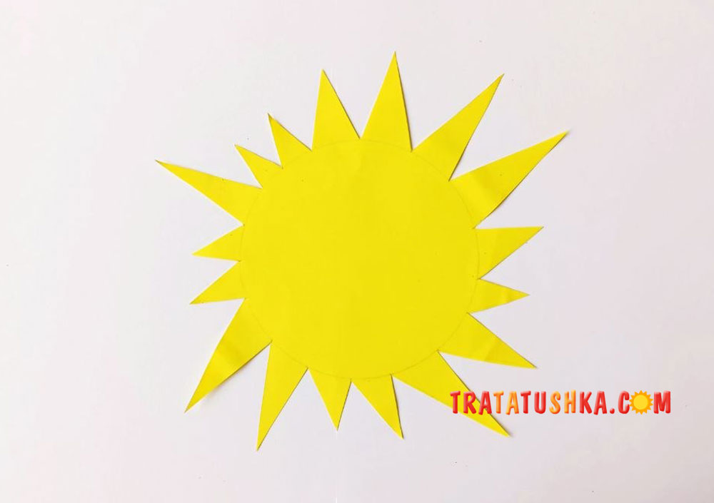 Аплікація сонця