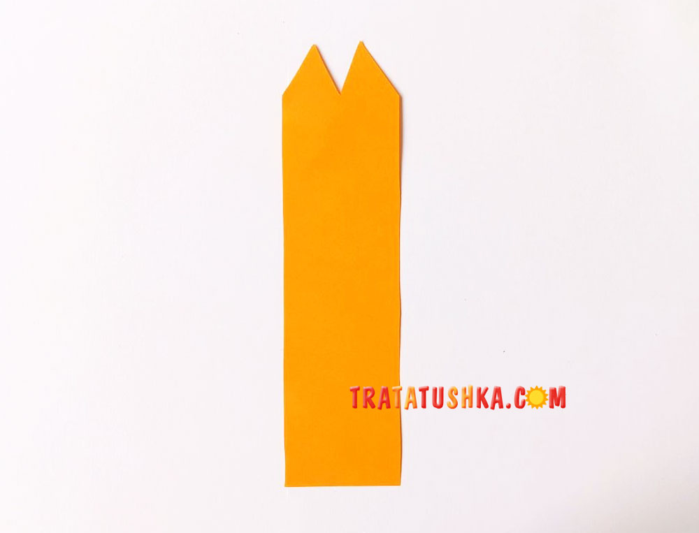 Білочка з кольорового паперу