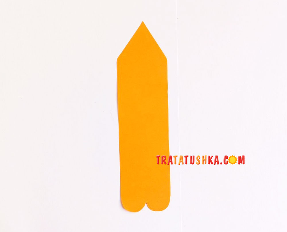 Білочка з кольорового паперу