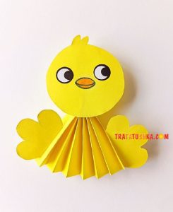 Каченя з паперу гармошкою