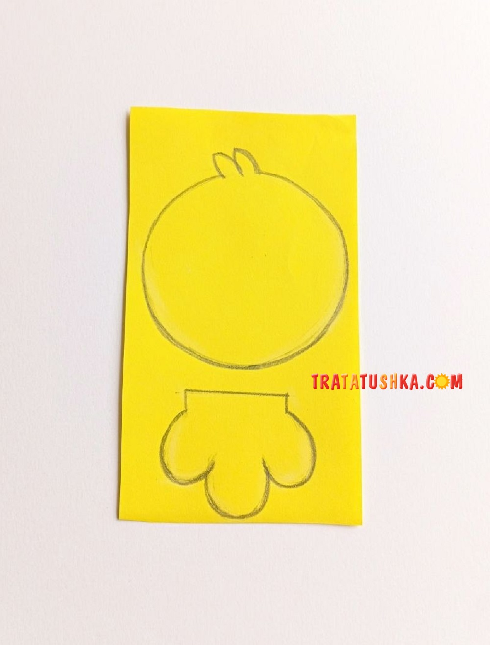 Каченя з паперу гармошкою