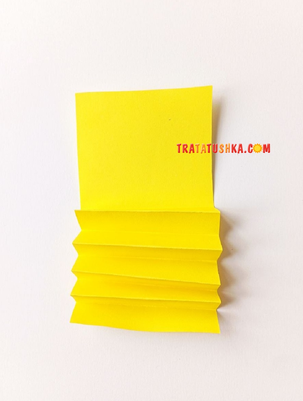 Каченя з паперу гармошкою