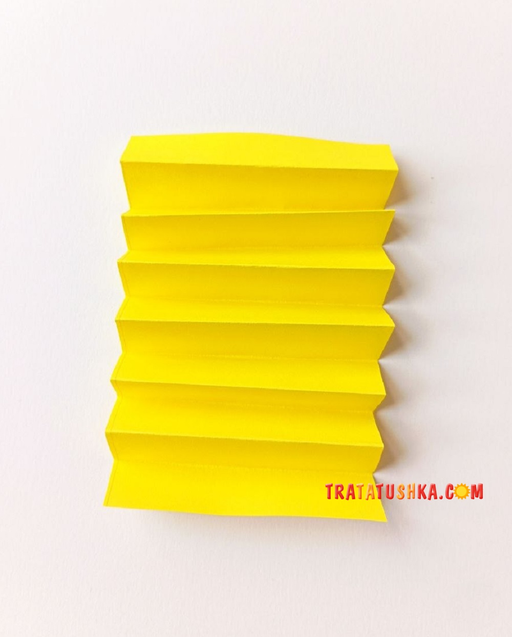 Каченя з паперу гармошкою